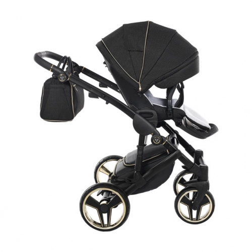 Junama Mirror Col.02 Black gold Детская коляска 2 в 1