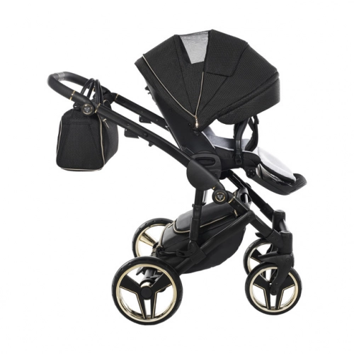 Junama Mirror Col.02 Black gold Детская коляска 2 в 1