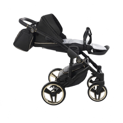 Junama Mirror Col.02 Black gold Детская коляска 2 в 1