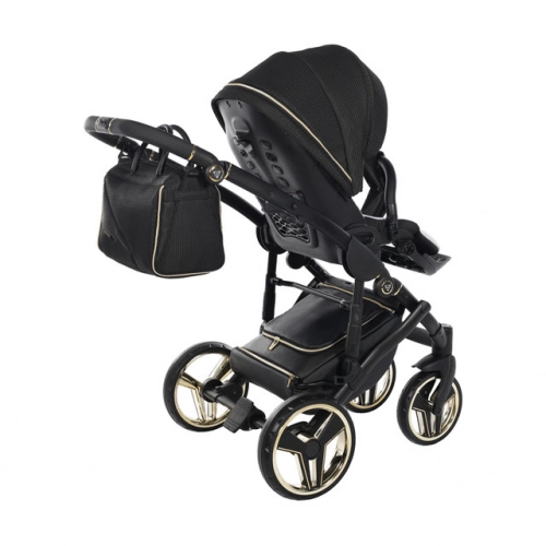 Junama Mirror Col.02 Black gold Детская коляска 2 в 1