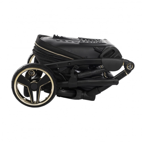 Junama Mirror Col.02 Black gold Детская коляска 2 в 1