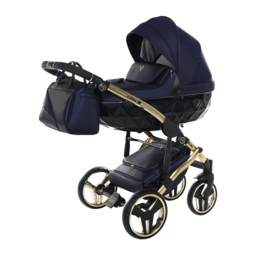 Junama Saphire Col.01 Navy Blue Bērnu rati 2in1