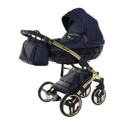 Junama Saphire Col.01 Navy Blue Bērnu rati 2in1