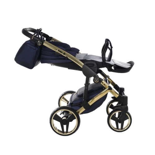 Junama Saphire Col.01 Navy Blue Bērnu rati 2in1