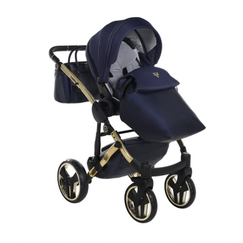 Junama Saphire Col.01 Navy Blue Bērnu rati 2in1