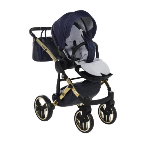 Junama Saphire Col.01 Navy Blue Bērnu rati 3in1