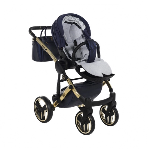 Junama Saphire Col.01 Navy Blue Bērnu rati 3in1