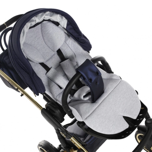 Junama Saphire Col.01 Navy Blue Bērnu rati 3in1