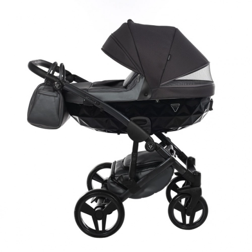 Junama Saphire Col.02 Black Bērnu rati 2in1