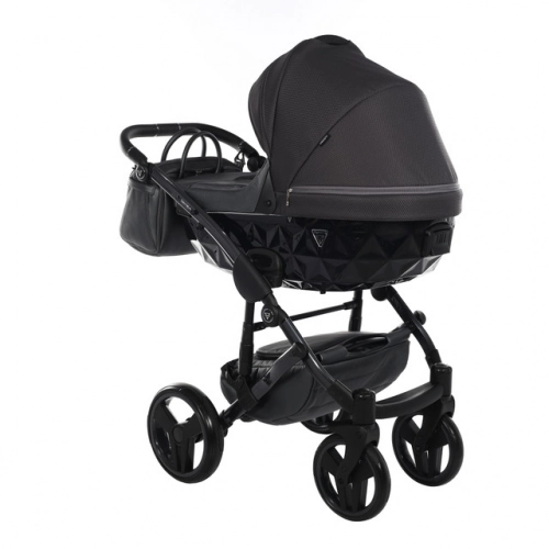 Junama Saphire Col.02 Black Bērnu rati 2in1