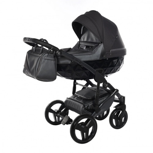 Junama Saphire Col.02 Black Bērnu rati 2in1