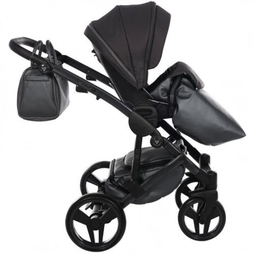 Junama Saphire Col.02 Black Bērnu rati 2in1