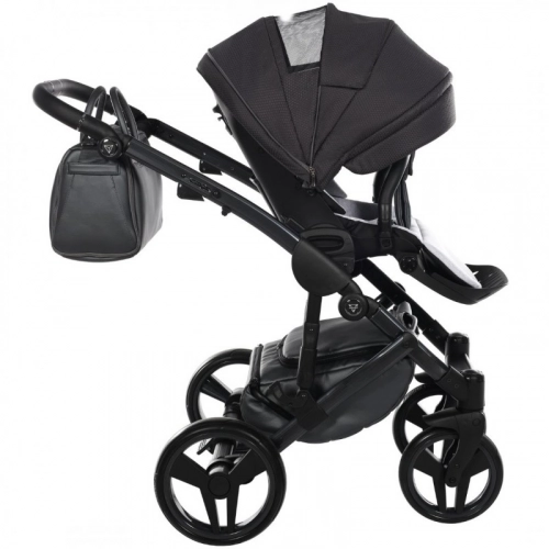 Junama Saphire Col.02 Black Bērnu rati 2in1