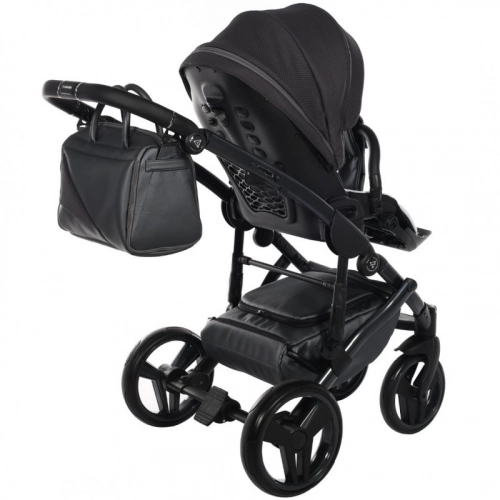 Junama Saphire Col.02 Black Bērnu rati 2in1