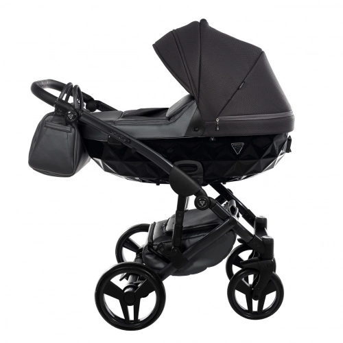 Junama Saphire Col.02 Black Bērnu rati 2in1