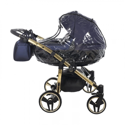 Junama Saphire Duo 01 Navy Blue Dvīņu rati 3in1