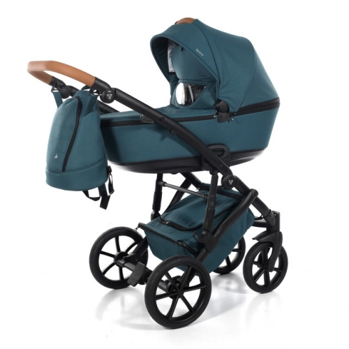 Junama Space 03 Teal Bērnu rati 3in1