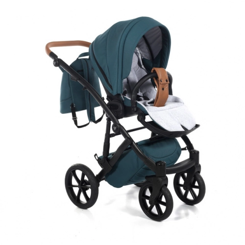 Junama Space 03 Teal Bērnu rati 3in1