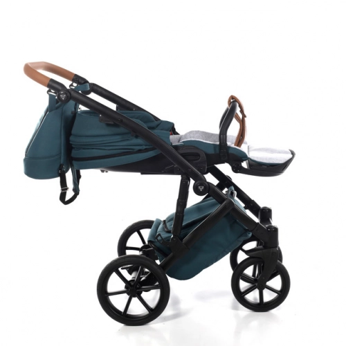 Junama Space 03 Teal Bērnu rati 3in1