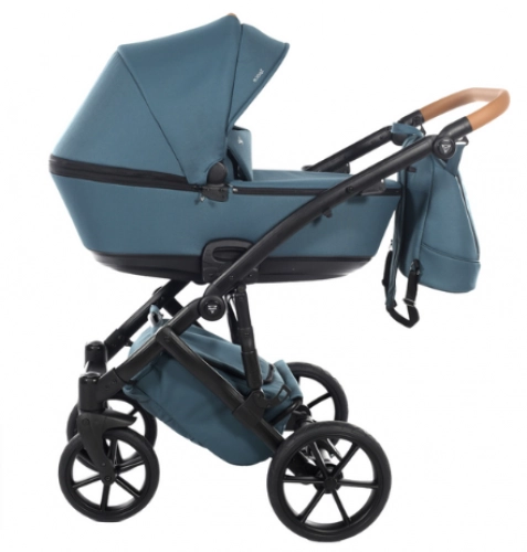 Junama Space 03 Teal Bērnu rati 3in1