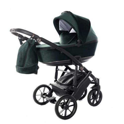 Junama Space Velur 01 Green Детская коляска 3in1