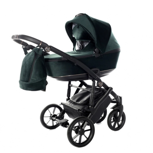 Junama Space Velur 01 Green Детская коляска 3in1