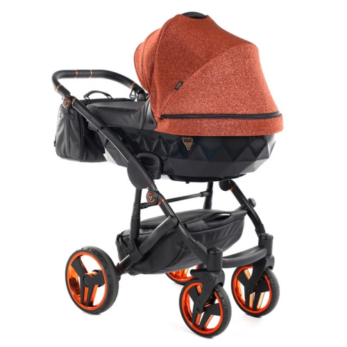 Junama Superstar 04 Red black Детская коляска 3in1