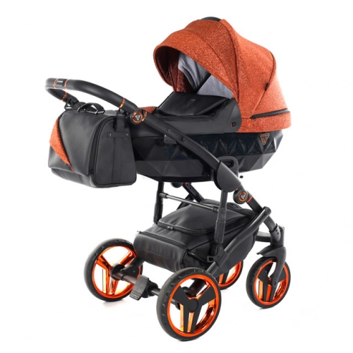 Junama Superstar 04 Red black Детская коляска 3in1