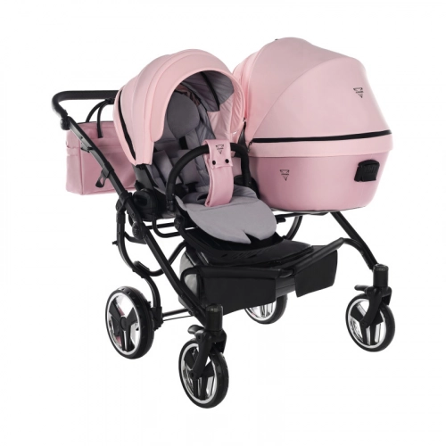 Junama Termo Line Mix Duo 03 Pink Dvīņu rati 3in1