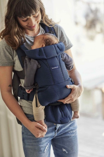 Ķengursoma BabyBjorn Move Mesh Navy blue 099008