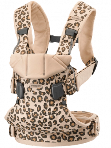 Кенгуру BabyBjorn ONE Beige Leopard cotton 098075