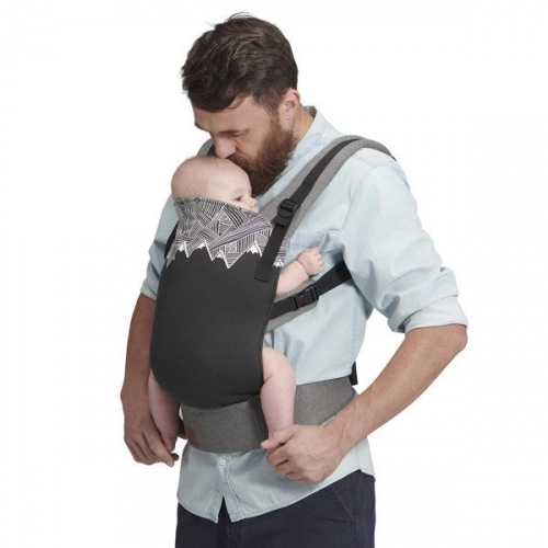 Ķengursoma Kinderkraft Carrier Milo Black 2in1