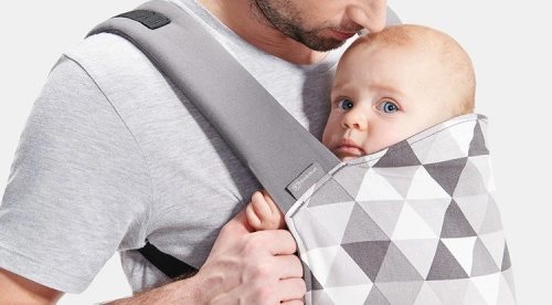 Ķengursoma Kinderkraft Nino Grey