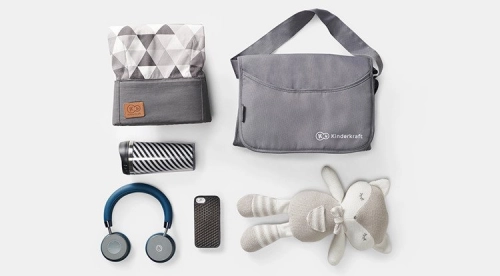 Ķengursoma Kinderkraft Nino Grey
