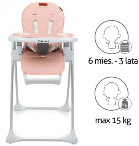 Kidwell Beno Pink Barošanas krēsliņš