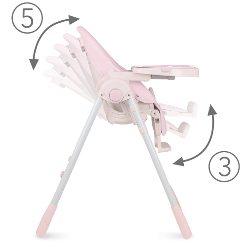 Kidwell Bento pink Barošanas krēsliņš