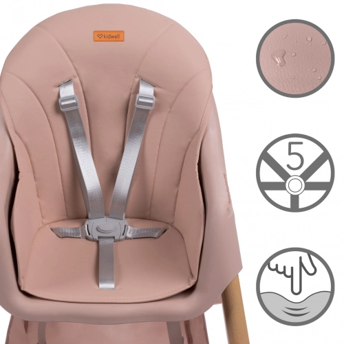 Kidwell Karimi Pink 2in1 Barošanas krēsls