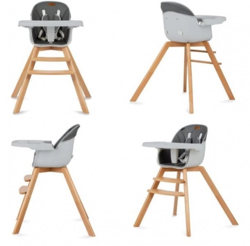 Kidwell Nobis 2in1 Grey Стульчик для кормления