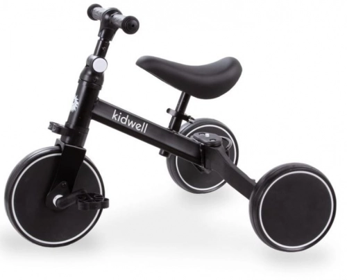 Kidwell Pico Black Bērnu velosipēds Skrejritenis Trīsritenis Divritenis 3in1