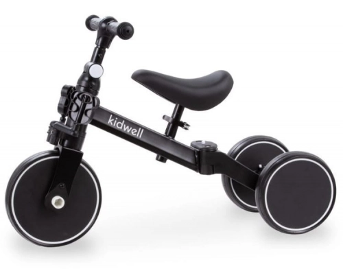 Kidwell Pico Black Bērnu velosipēds Skrejritenis Trīsritenis Divritenis 3in1