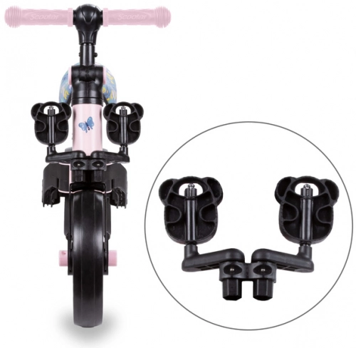 Kidwell Pico Flower Bērnu velosipēds Skrejritenis Trīsritenis Divritenis 3in1