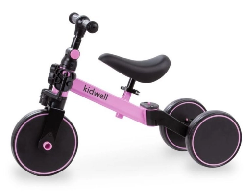 Kidwell Pico Pink Bērnu velosipēds Skrejritenis Trīsritenis Divritenis 3in1