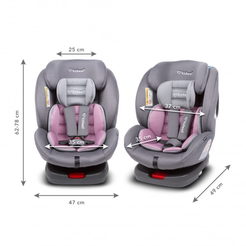 Kidwell Ventura 360 Heater Bērnu autosēdeklis 0-36 kg