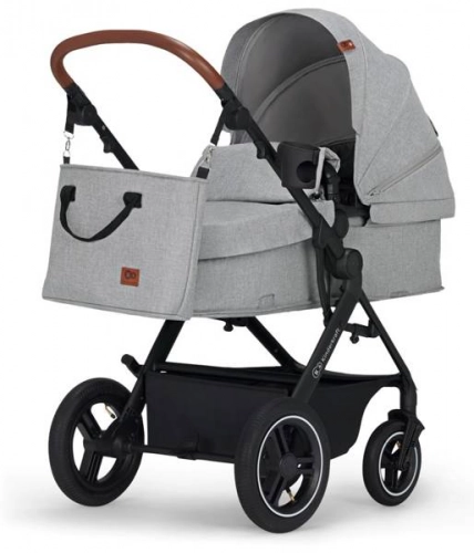 Kinderkraft B-Tour Light Grey Air Bērnu rati Transformeris 3in1