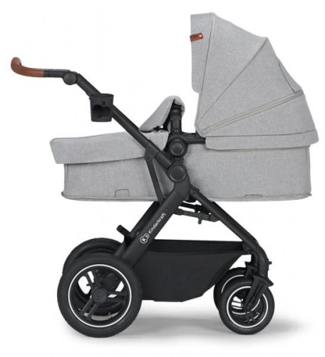 Kinderkraft B-Tour Light Grey Air Bērnu rati Transformeris 3in1