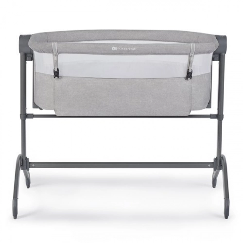 Kinderkraft Bea 2in1 Grey Bērnu gultiņa