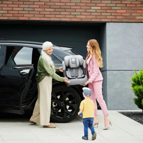 Kinderkraft Comfort Up i-Size Black Bērnu autosēdeklis 9-36 kg