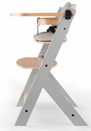 Kinderkraft Enock Wood grey 3in1 Barošanas krēsliņš ar spilventiņiem
