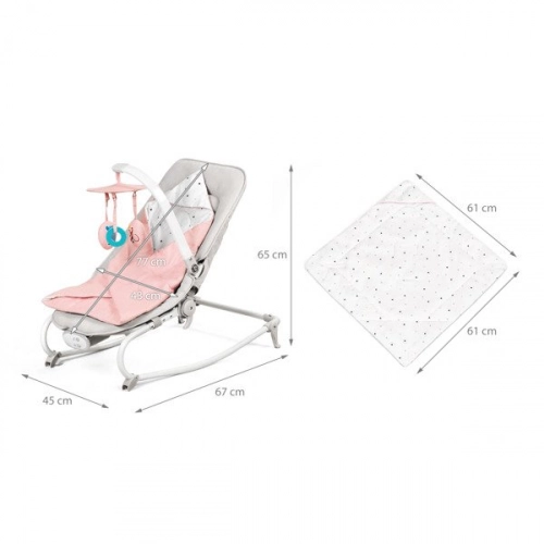 Kinderkraft Felio Pink Шезлонг
