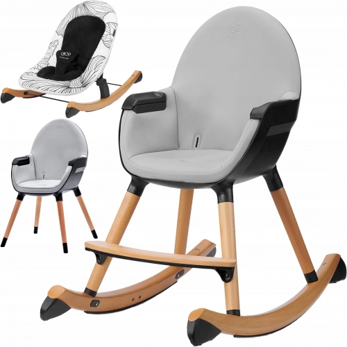 Kinderkraft Finio White oiled Шезлонг